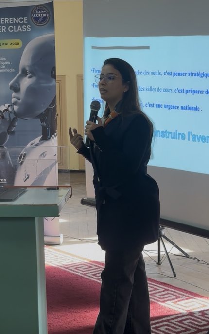 Intervention lors d'une conférence Master Class sur le numérique